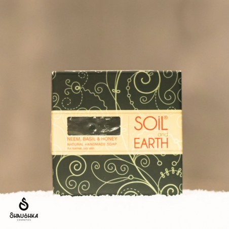 Mydło SOIL&EARTH z Neem, Bazylią i Miodem