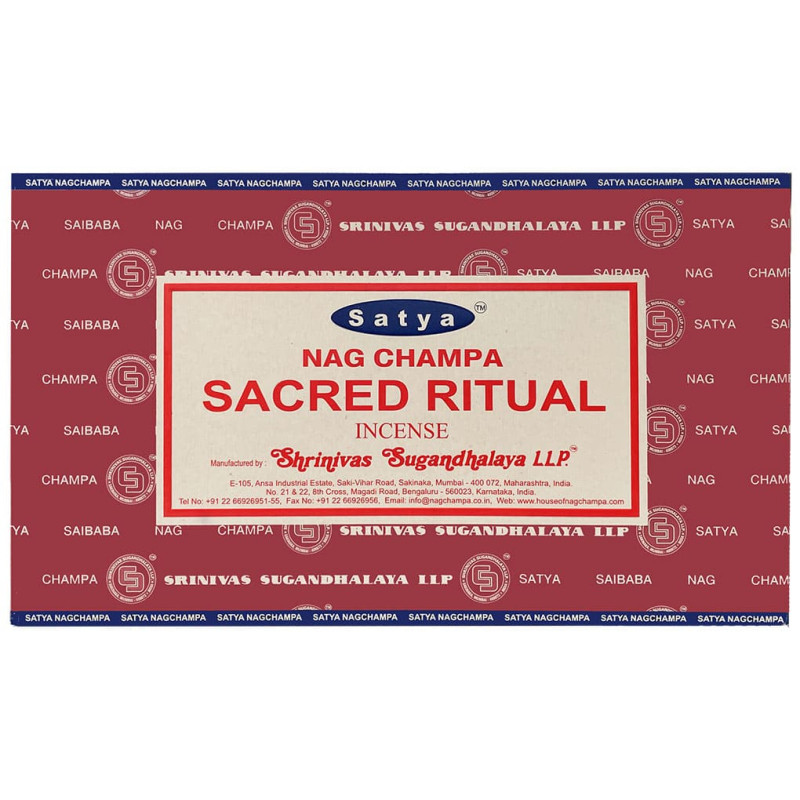 Indyjskie kadzidełka Satya Nag Champa Sacred Ritual