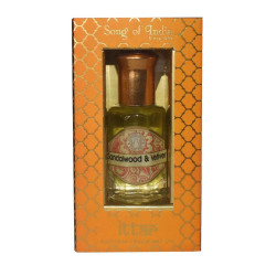 Perfumy w olejku Sandalwood i Vetiver Ittar 10 ml Luxurious Veda - Song of India