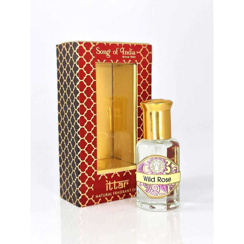 Olejek perfumowany roll-on Wild Rose Ittar 10 ml Luxurious Veda Song of India