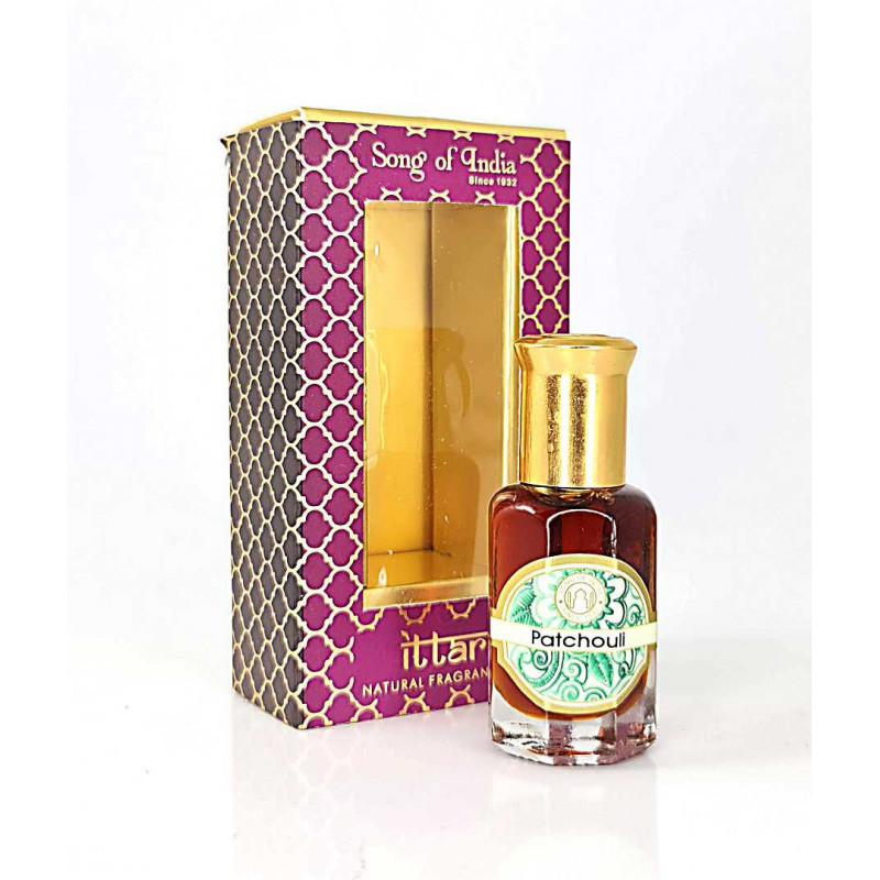 Perfumy w olejku Czarne Paczuli Ittar 10ml Song of India