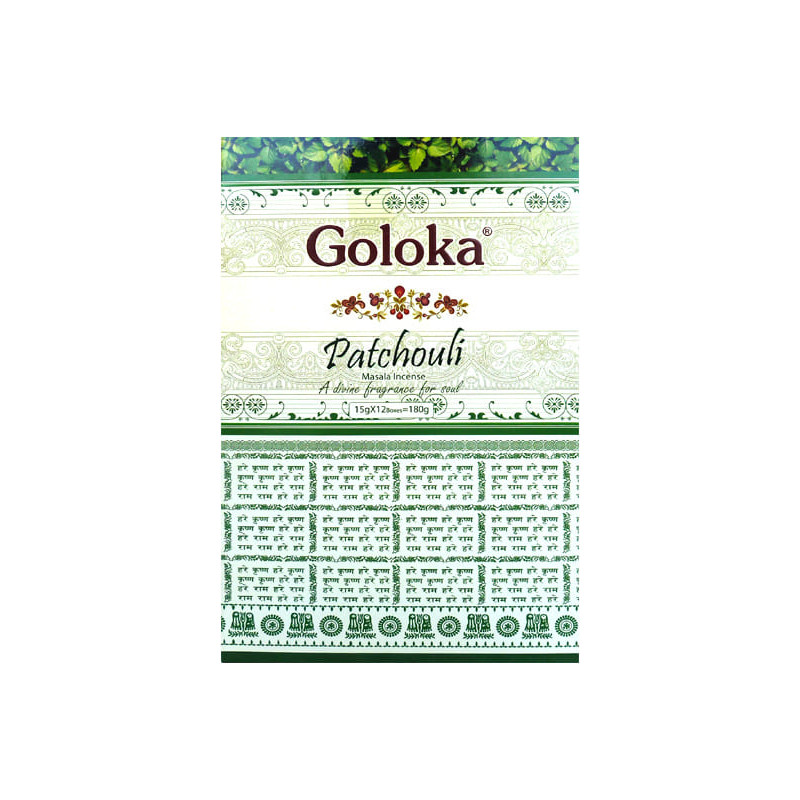 Kadzidełka Patchouli Masala Goloka