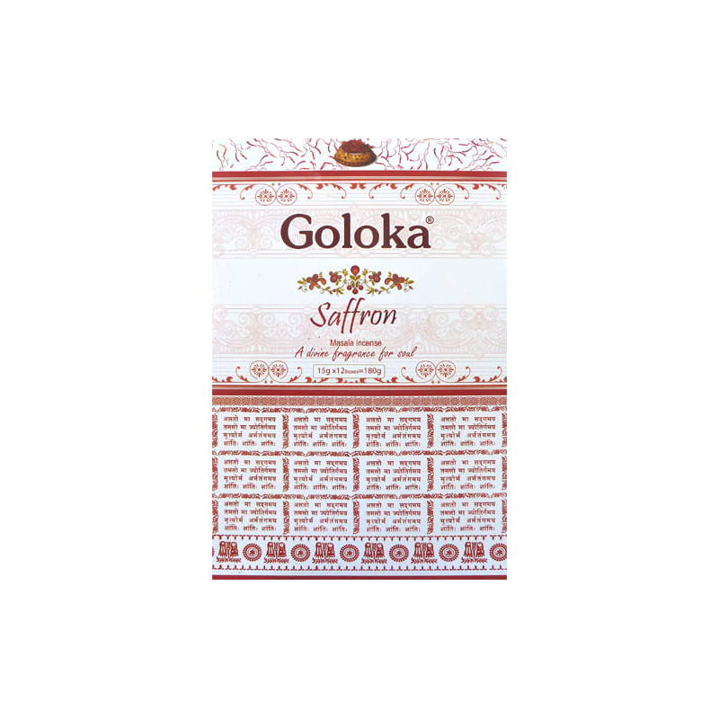 Kadzidełka Premium Saffron Masala Goloka 15g