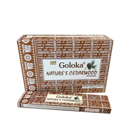 Kadzidełka Nature's Cedar Wood Goloka 15g