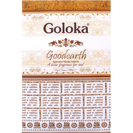 Kadzidełka Premium Goodearth Agarwood Masala Goloka 15g