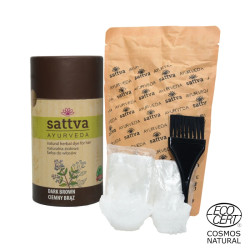 Sattva henna ciemny brąz 150g