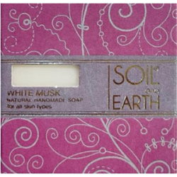 Mydło soil and earth białe piżmo white musk