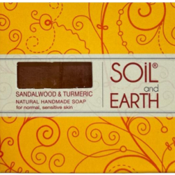 Mydło soil and earth Sandal wood and turmetic Sandałowiec i kurkuma