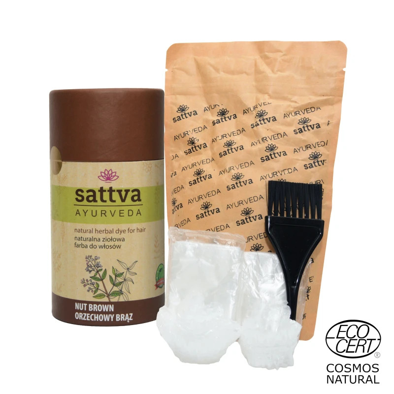 Sattva henna orzechowy brąz 150g